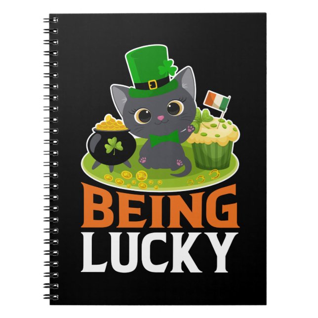 Cuaderno Día de San Patricio Suerte (Frente)