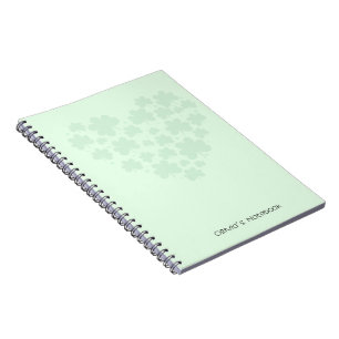 Cuaderno Día de San Patrick 3 trébol de hojas Corazón Verde
