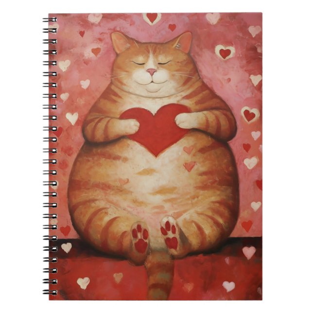 Cuaderno Día de San Valentín de corte (Frente)