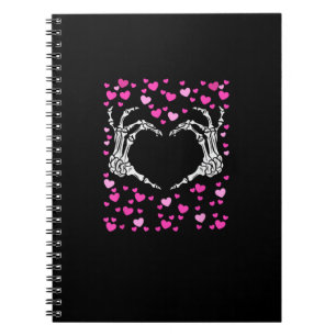 Cuaderno Día de San Valentín del corazón de la mano de Skel