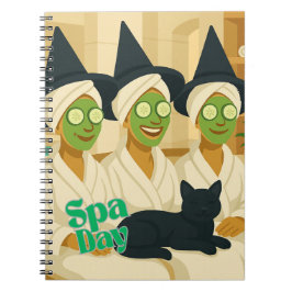 Cuaderno Día de Spa de Brujas Humor Divertido 