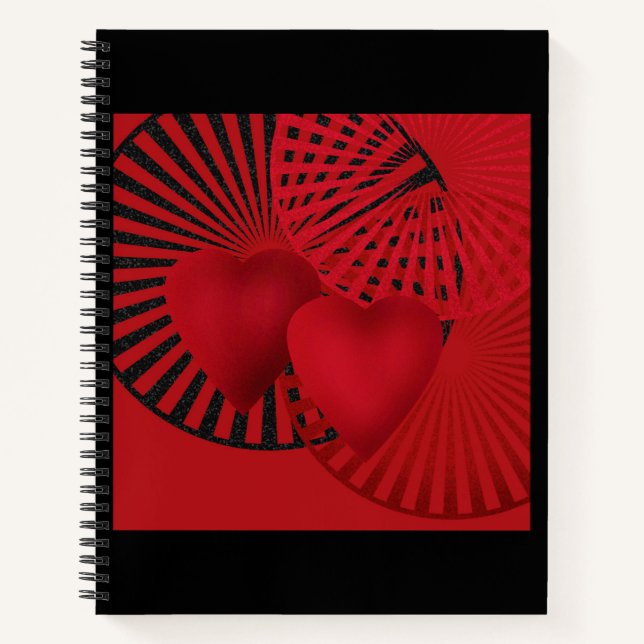 Cuaderno Día del amor , boda  , día de San Valentín (Anverso)