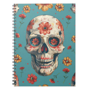 Cuaderno Día del diseño temático de los muertos