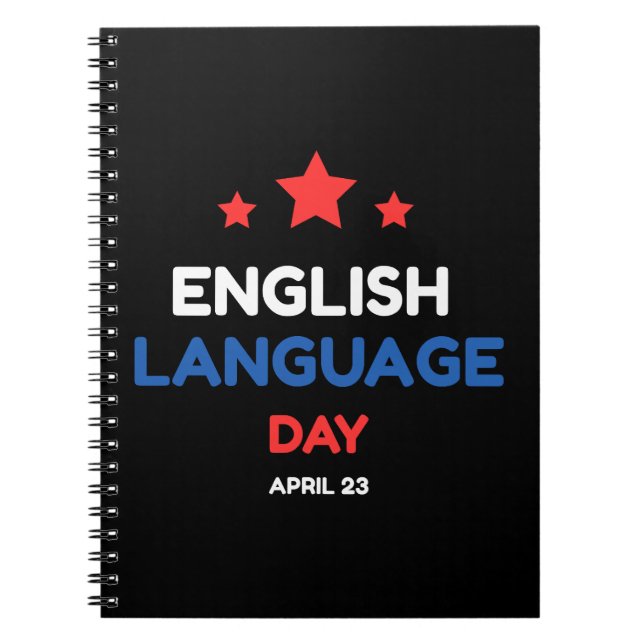 Cuaderno Día del Idioma Inglés (Frente)