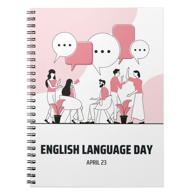 Cuaderno Día del Inglés (Frente)