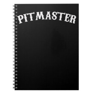 Cuaderno Día del padre chef maestro de la parrilla BBQ
