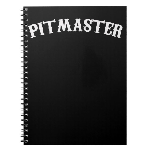 Cuaderno Día del padre chef maestro de la parrilla BBQ (Frente)