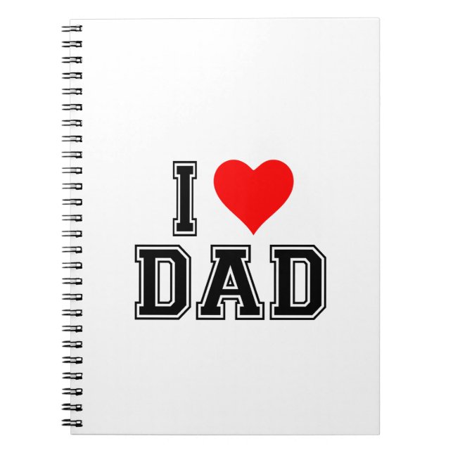 Cuaderno Día del padre - Diseño audaz y simple (Frente)