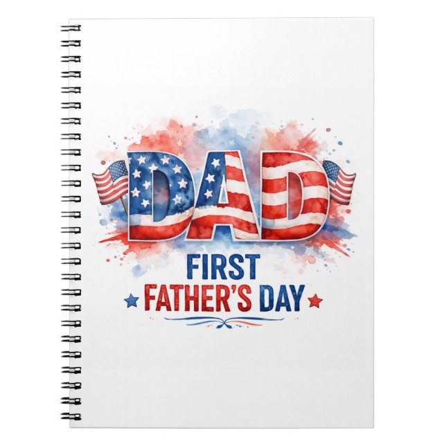 Cuaderno Día del Padre Patriótico (Frente)