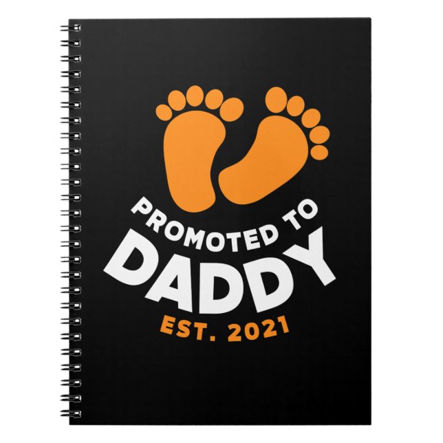 Cuaderno Día del padre | Promovida A Papi 2021 (Frente)