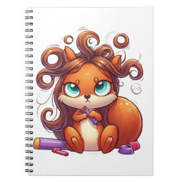 Cuaderno Día del Pelo de la Ardilla Glamorosa