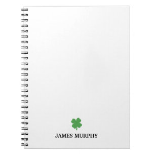 Cuaderno Día del personalizado Shamrock St Patricks