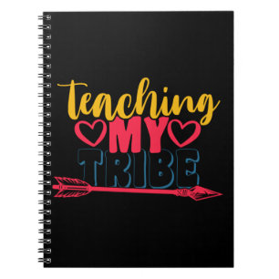 Cuaderno Día del profesor enseñando mi tribu