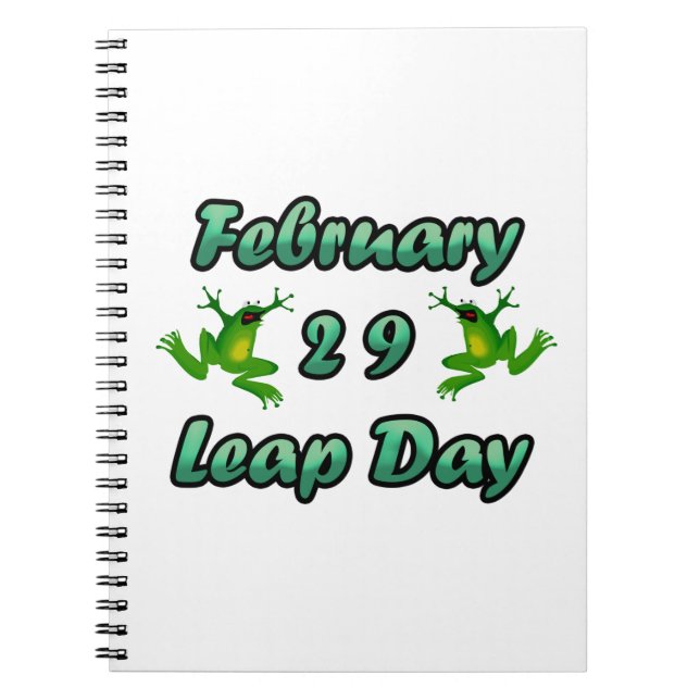 Cuaderno Día del Salto 29 de febrero (Frente)