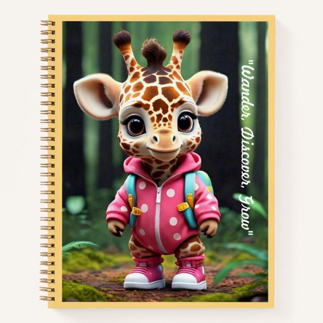 Cuaderno "Día divertido de la jirafa" (Anverso)