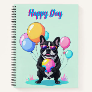 Cuaderno Día Feliz de Bulldog Francés
