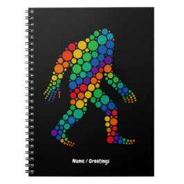 Cuaderno Día Feliz de las Lunares divertido Sasquatch Lunar