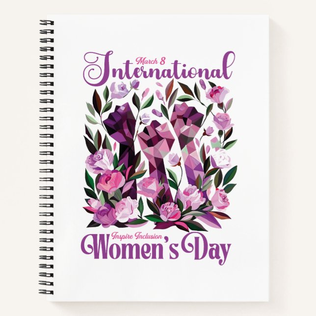 Cuaderno Día Internacional de la Mujer 8 de marzo (Anverso)