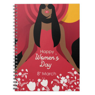 Cuaderno día internacional de la mujer boho
