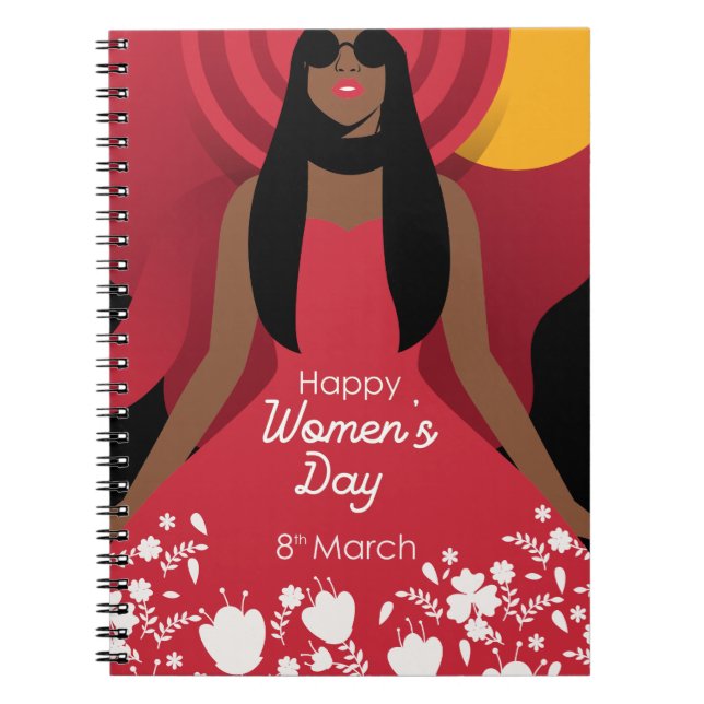 Cuaderno día internacional de la mujer boho (Frente)