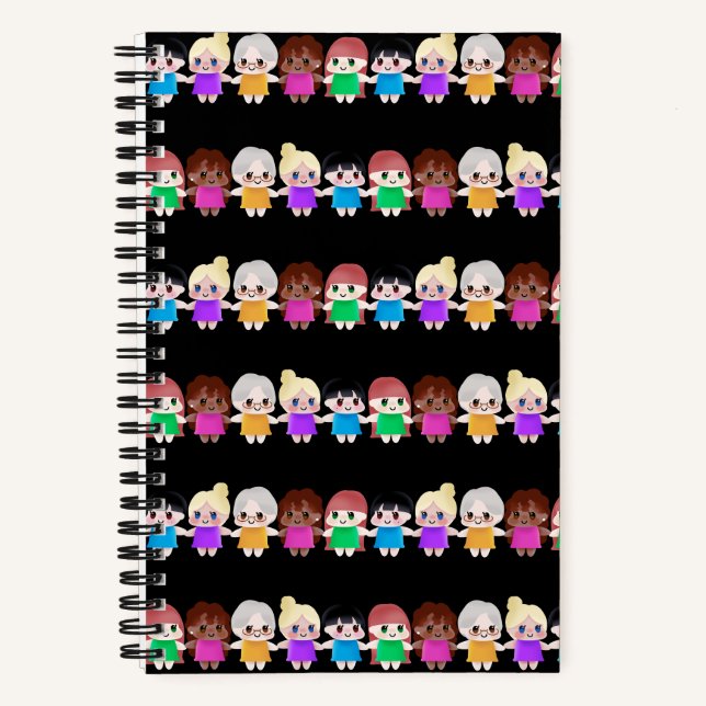 Cuaderno Día Internacional de la Mujer Negro (Anverso)