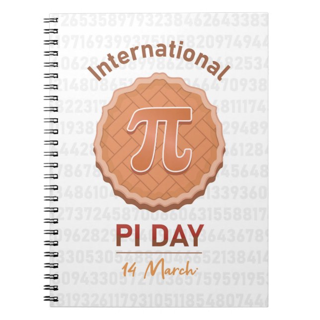 Cuaderno Día Internacional De La Pi (Frente)