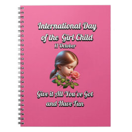 Cuaderno Día Internacional del Chica. Diversión