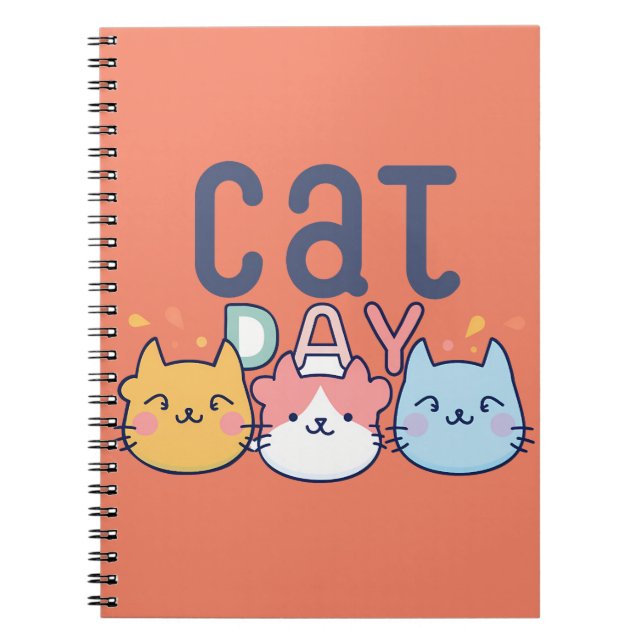 Cuaderno Día Internacional del Gato (Frente)