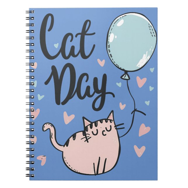 Cuaderno Día Internacional del Gato (Frente)