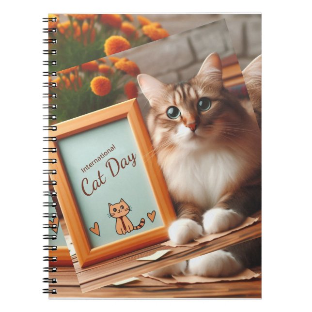 Cuaderno Día Internacional del Gato (Frente)