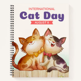 Cuaderno Día Internacional del Gato