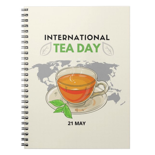 Cuaderno Día Internacional del Té (Frente)