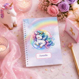Cuaderno Día mágico de unicornio Cumpleaños de niña Persona