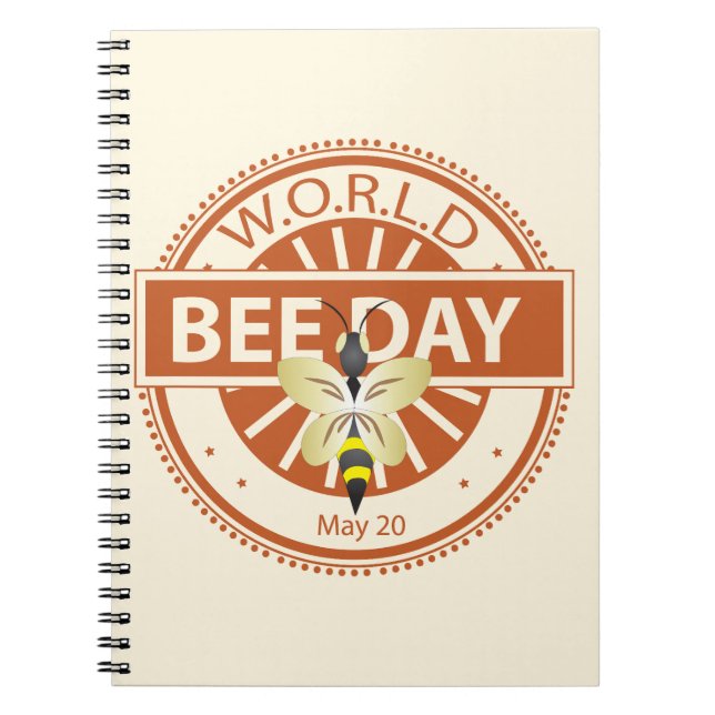 Cuaderno Día Mundial de la Abeja (Frente)