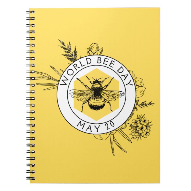 Cuaderno Día Mundial de la Abeja (Frente)