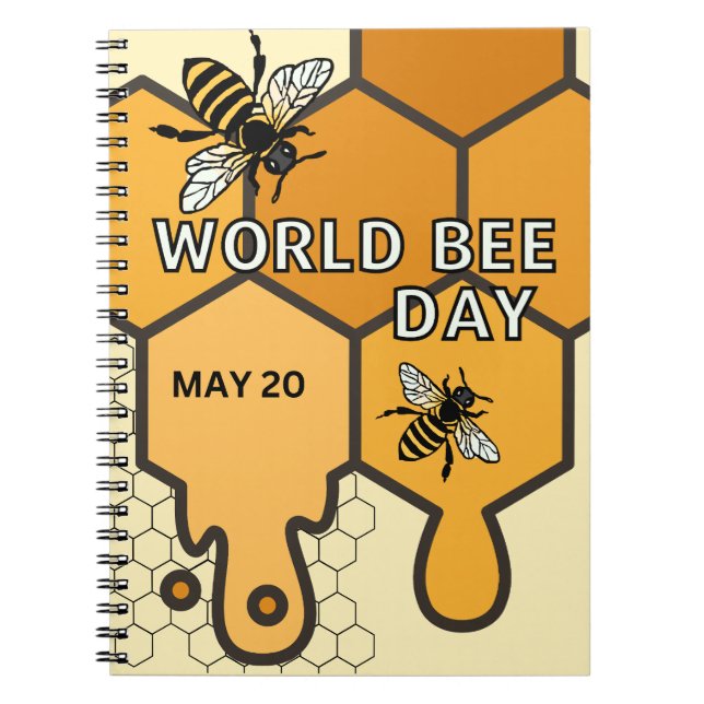 Cuaderno Día Mundial de la Abeja (Frente)