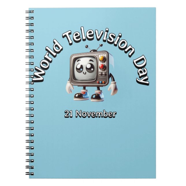 Cuaderno Día Mundial de la Televisión. 21 de noviembre (Frente)
