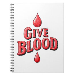 Cuaderno Día Mundial del Donante de Sangre - Dar a conocer 