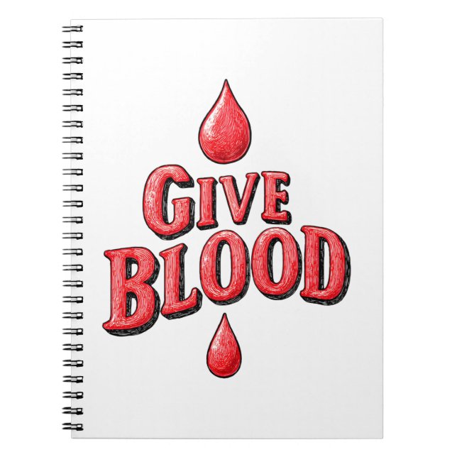 Cuaderno Día Mundial del Donante de Sangre - Dar a conocer  (Frente)