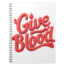 Cuaderno Día Mundial del Donante de Sangre - Glossy Blood D