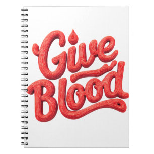 Cuaderno Día Mundial del Donante de Sangre - Glossy Blood D