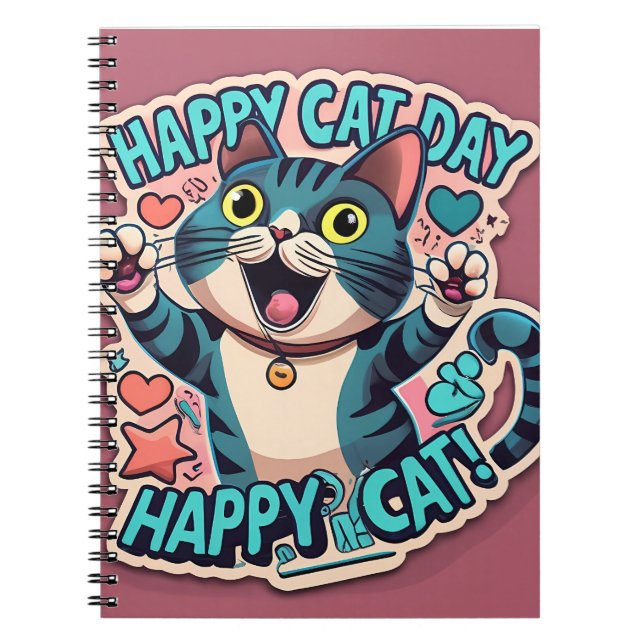 Cuaderno Día Mundial del Gato (Frente)