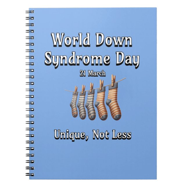 Cuaderno Día Mundial del Síndrome de Down. No menos (Frente)