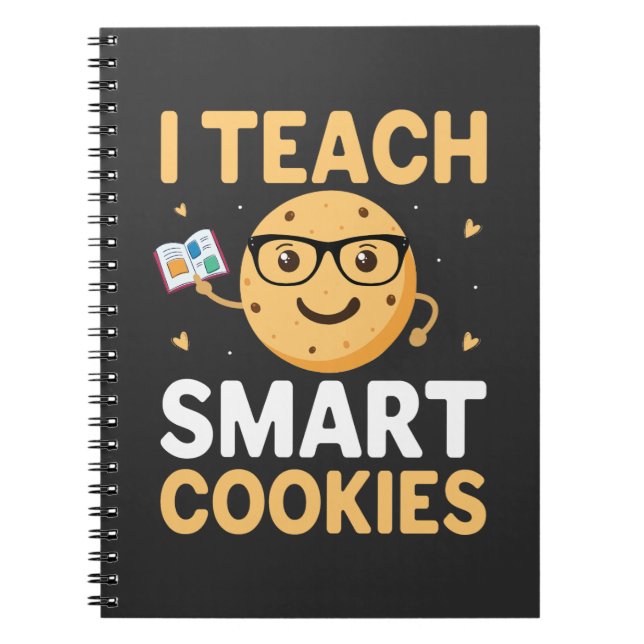 Cuaderno Día Nacional de la Cookie, enseño cookies intelige (Frente)