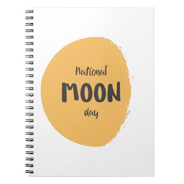 Cuaderno Día Nacional de la Luna (Frente)