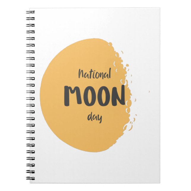 Cuaderno Día Nacional de la Luna (Frente)