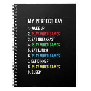Cuaderno Día perfecto para los jugadores
