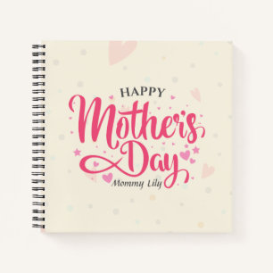 Cuaderno Día personalizado de la madre Personalizado Por