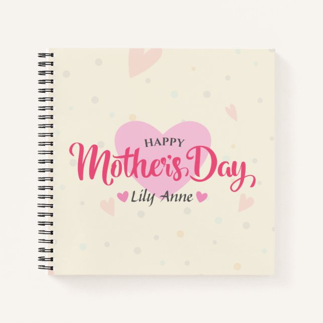 Cuaderno Día personalizado de la madre Personalizado | Port (Anverso)