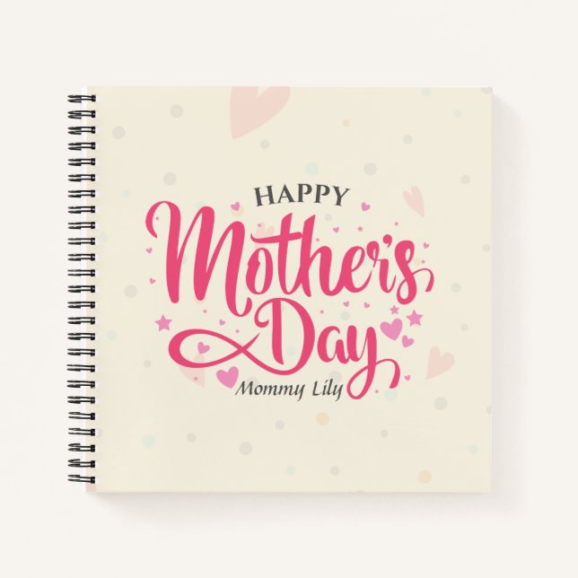 Cuaderno Día personalizado de la madre Personalizado | Port (Anverso)